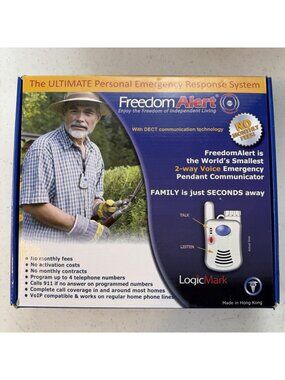 LogicMark Freedom Alert Fall Emergency System Model #35511 VGC